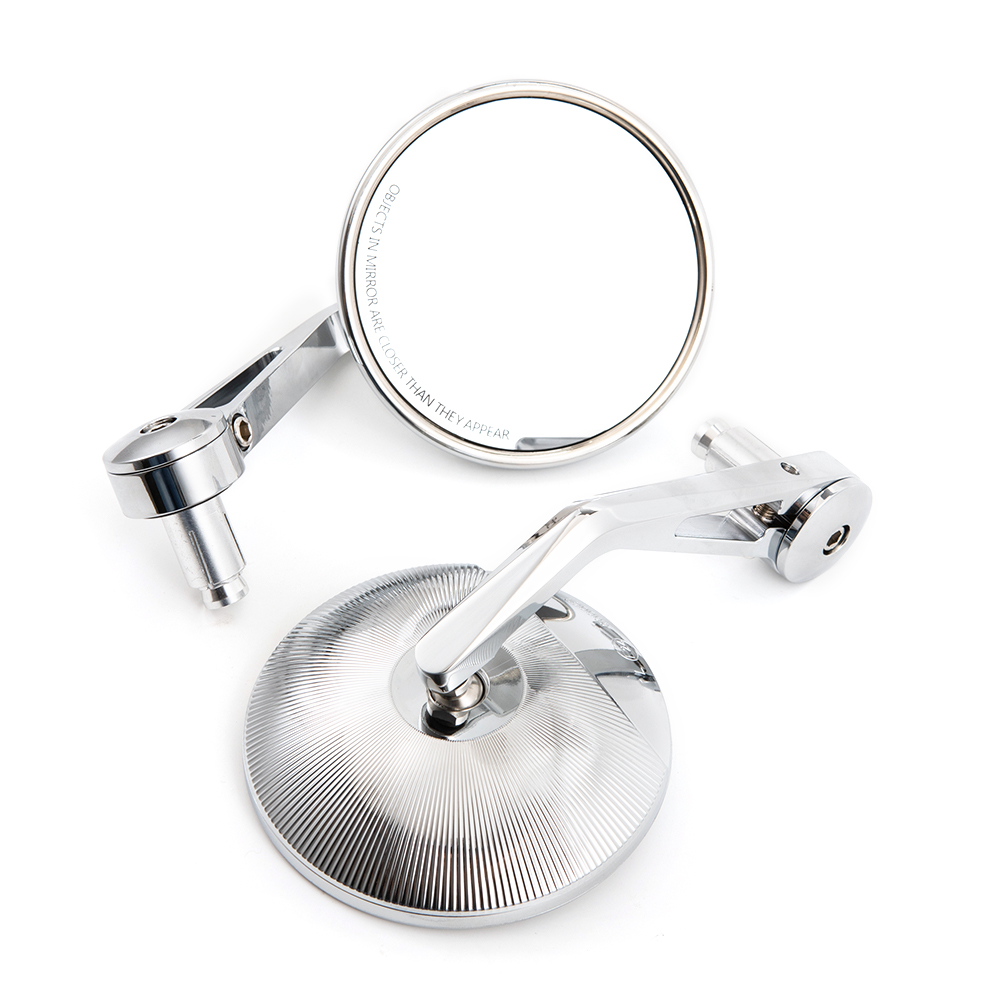 Mirror Extender Bar - Evomosa Motorcycle Chrome Convex 7/8‘’ 22mm