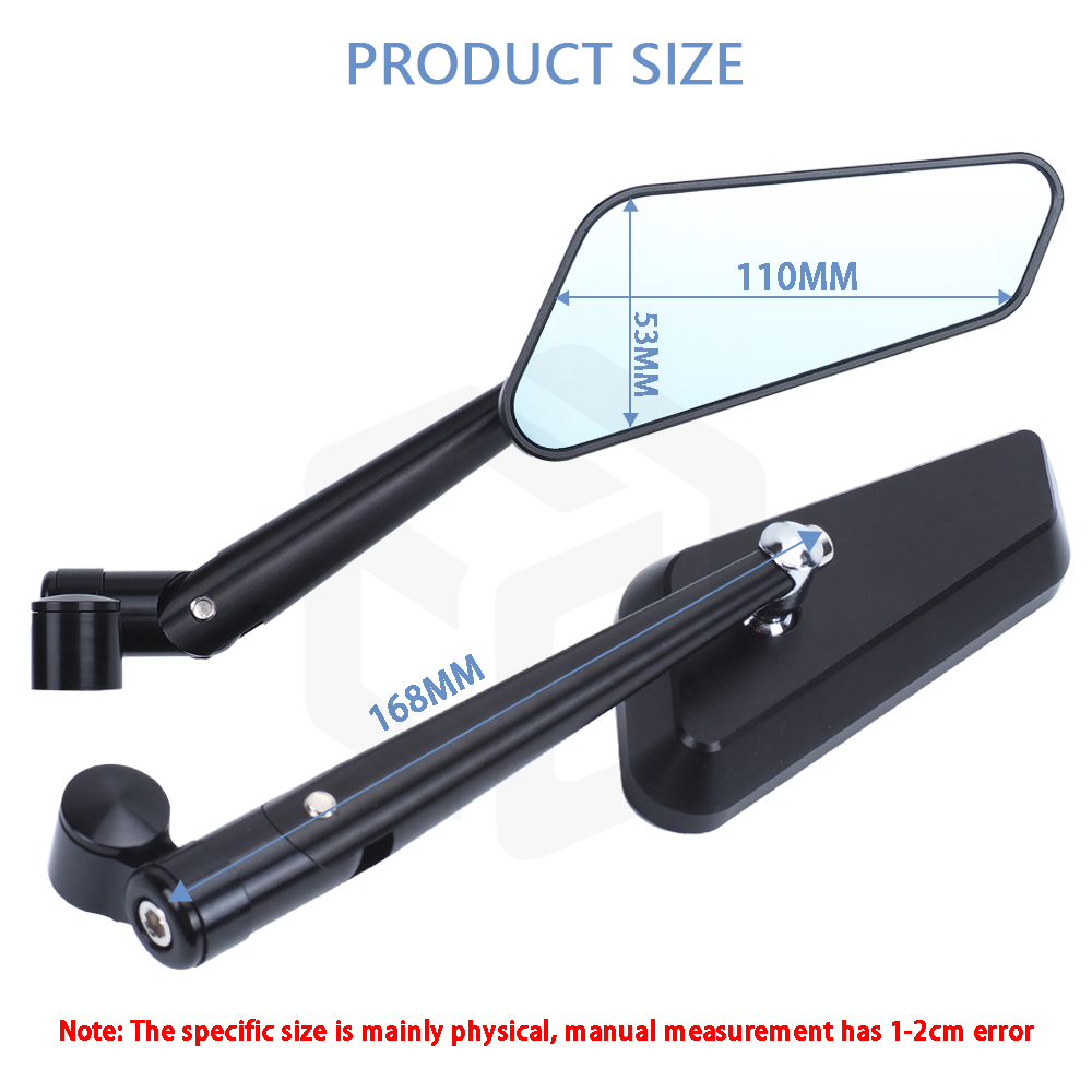 Motorcycle Rearview Mirrors Ba - Mirror Extender Bar 评论和价格