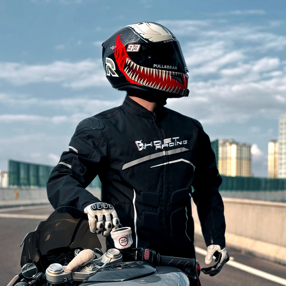 GHOST RACING Men Motorcycle Ja - Motorcycle Gear Jacket And Pants 评论和价格
