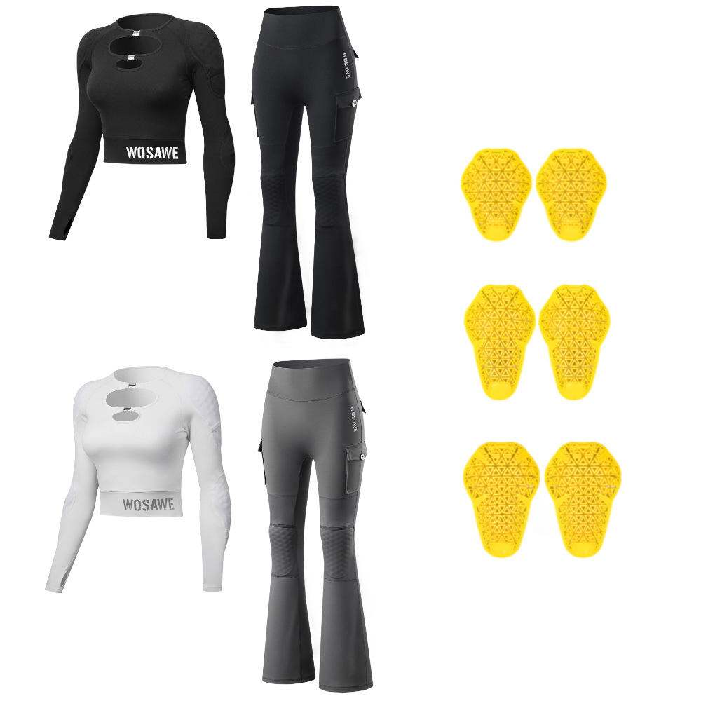 WOSAWE Women Motorcycle Jacket - Motorcycle Gear Jacket And Pants 评论和价格