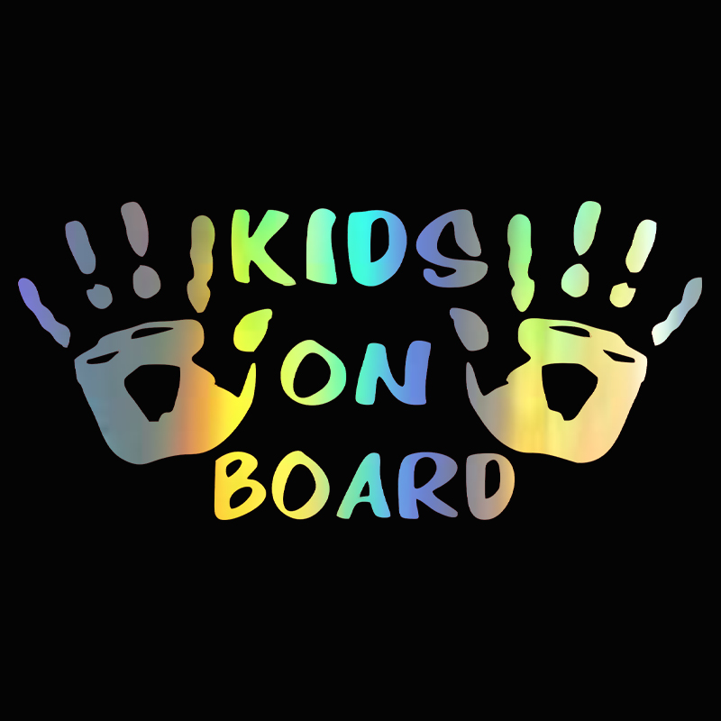 3D Car Sticker KIDS ON BOARD C - Gear Set Motorcycle 评论和价格