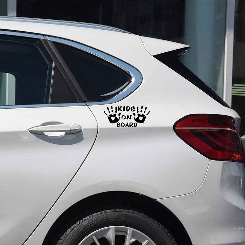 3D Car Sticker KIDS ON BOARD C - Gear Set Motorcycle 评论和价格