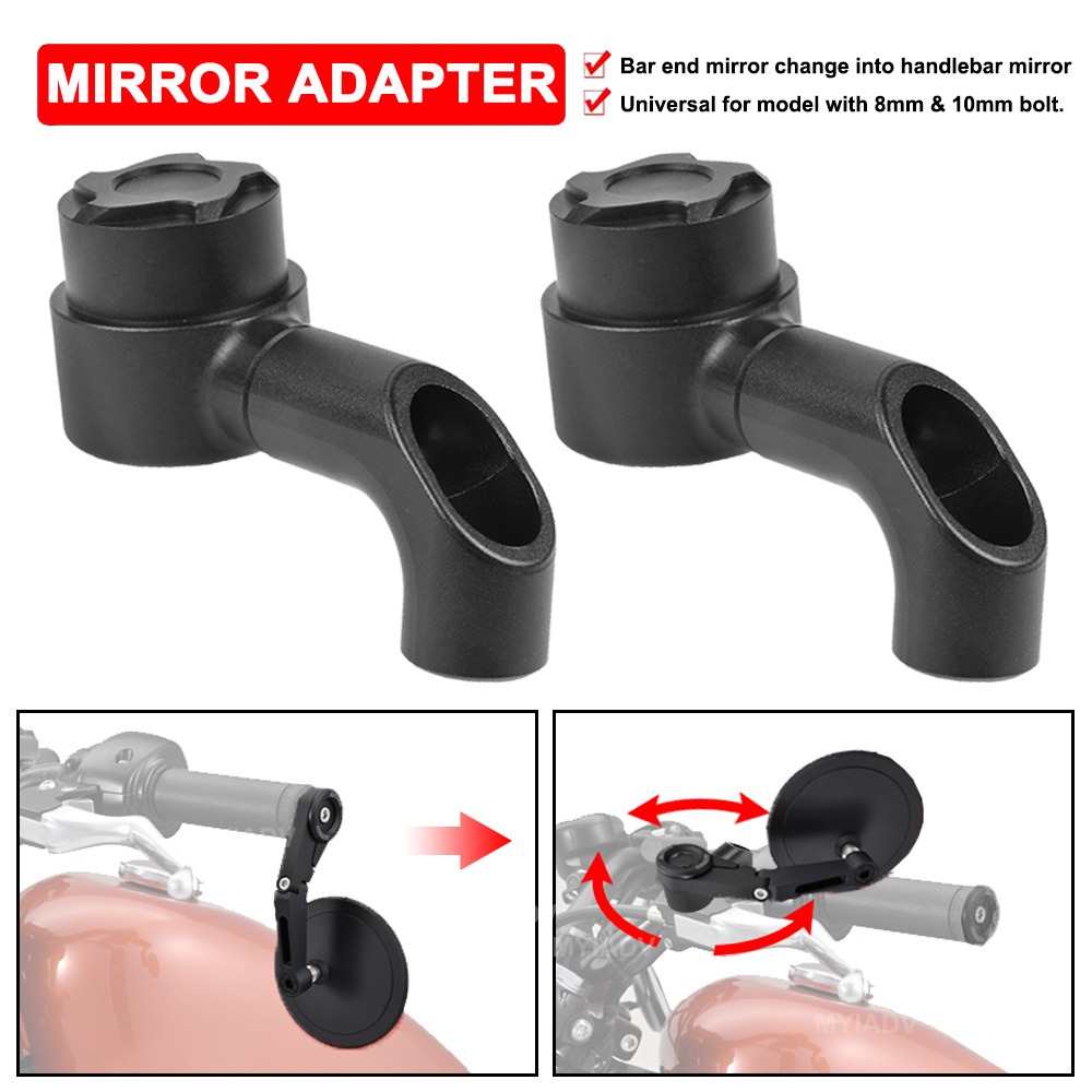 Motorcycle Mirror Riser Extens - Mirror Extender Bar 评论和价格