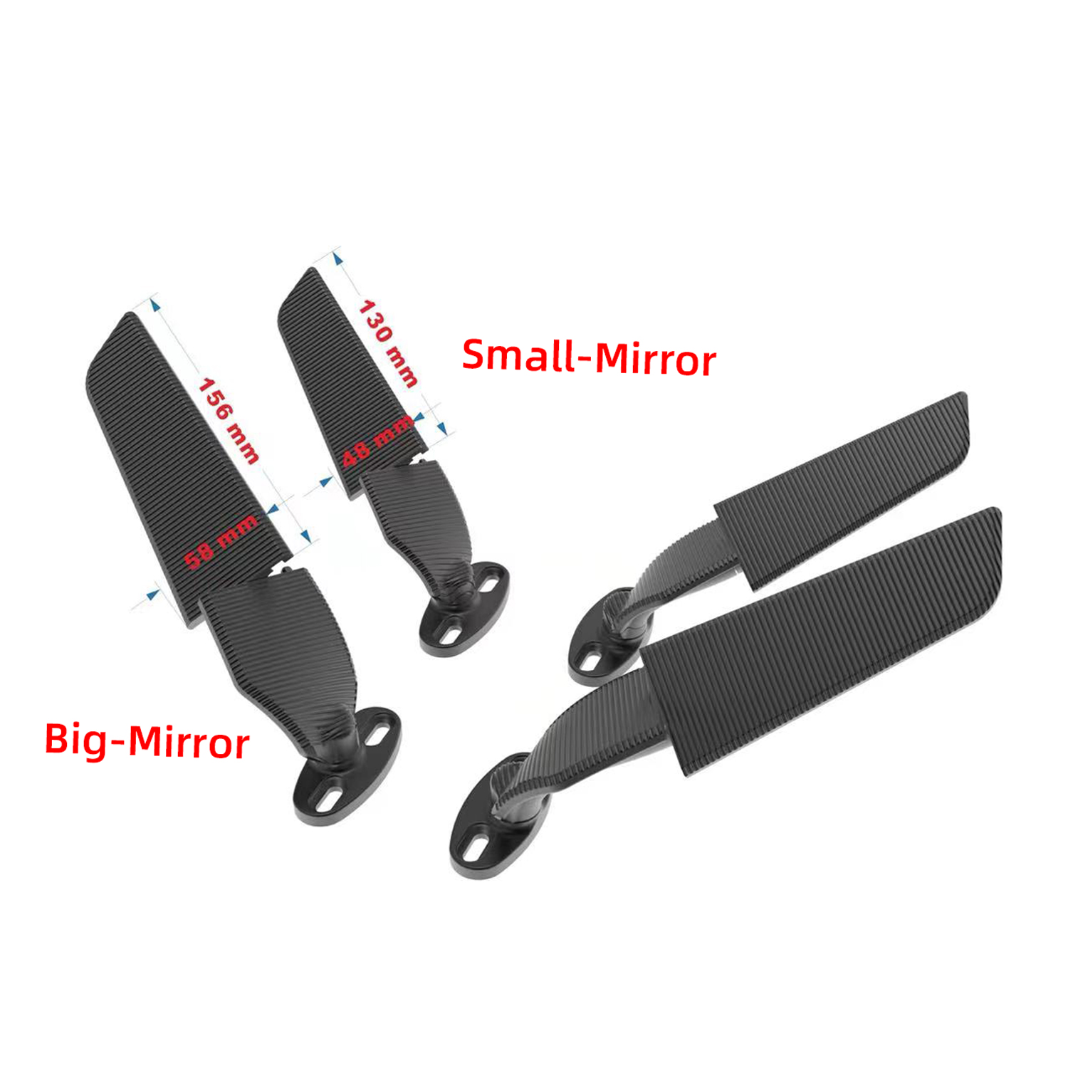 For Kawasaki NINJA 300R 250R 4 - Mirror Extender Bar 评论和价格