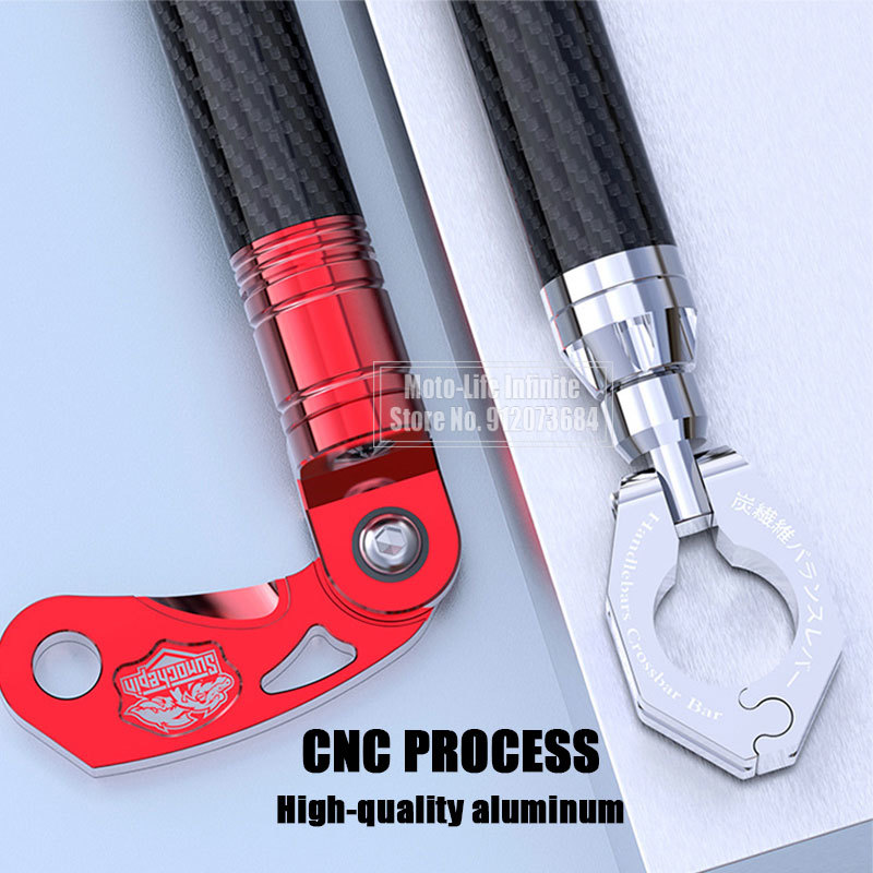 Universal Motorcycle Carbon Fi - Mirror Extender Bar 评论和价格