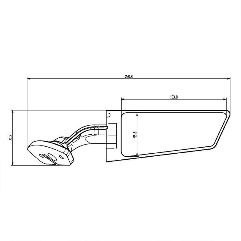 For KAWASAKI ZX4RR/ZX25R/ZX6R/ - Mirror Extender Bar 评论和价格