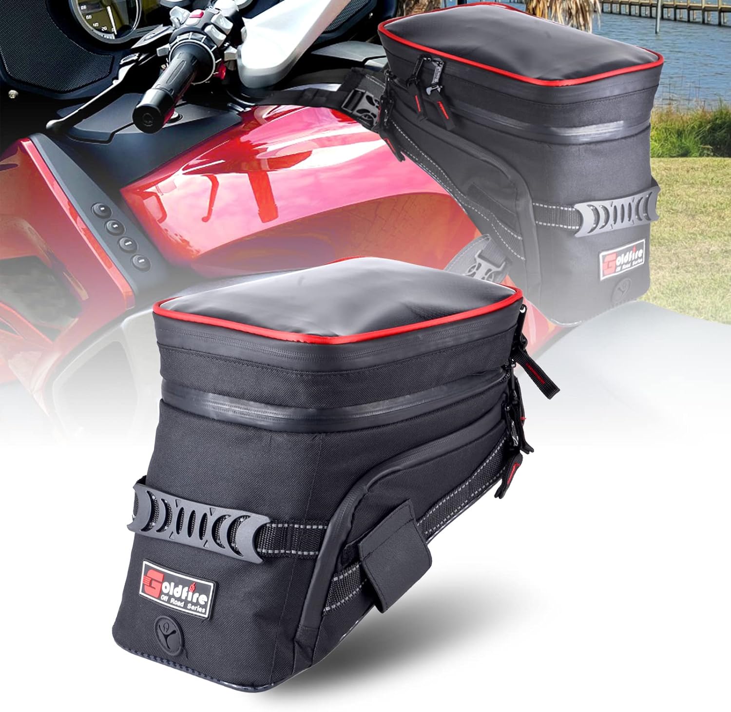 New Universal Motorcycle Tank  - Magnetic Tank Bag 评论和价格