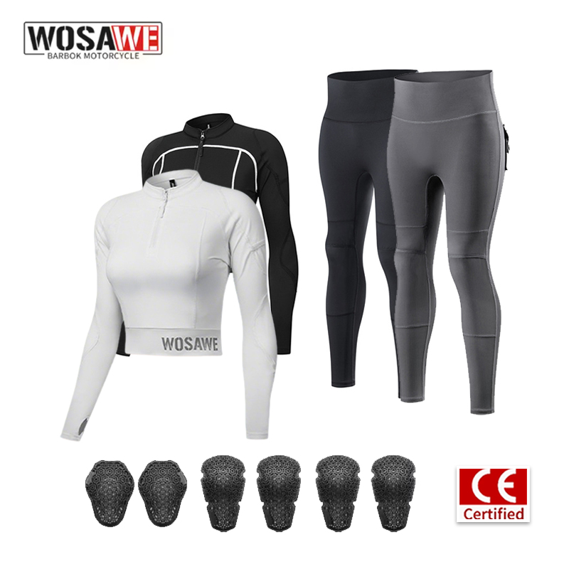 WOSAWE Women Motorcycle Riding - Motorcycle Gear Jacket And Pants 评论和价格