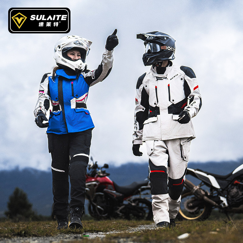 Women Motorcycle Riding Suit W - Motorcycle Gear Jacket And Pants 评论和价格