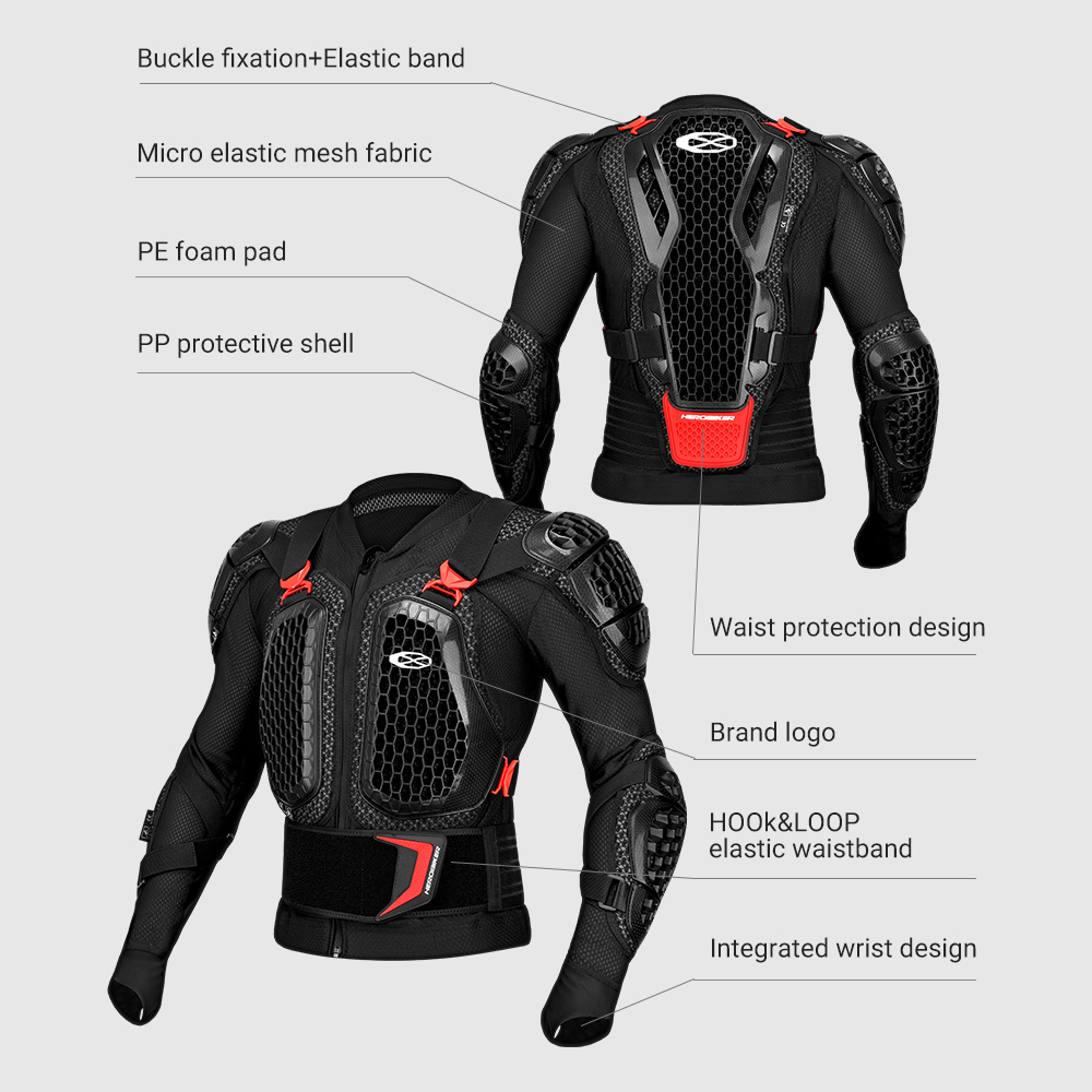 Motocross Armor Off-Road Anti- - Motorcycle Gear Jacket And Pants 评论和价格