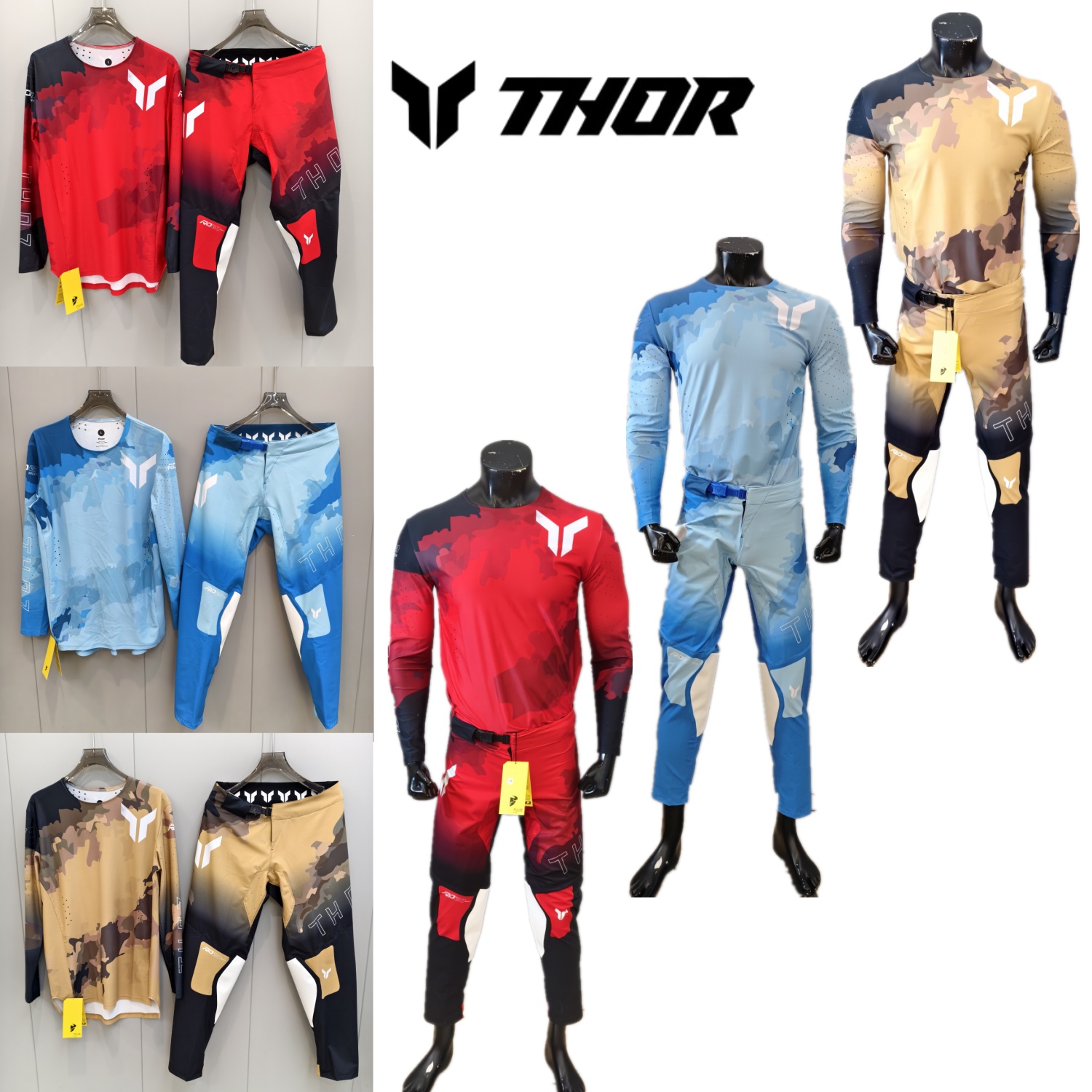 THOR Motocross Gear Set MX Off - Gear Set Motorcycle 评论和价格